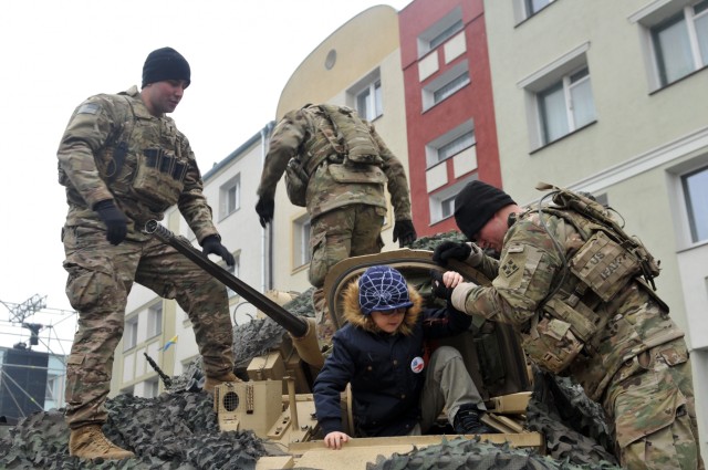 'Iron Brigade' participates in Polish celebration