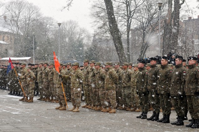 'Iron Brigade' participates in Polish celebration