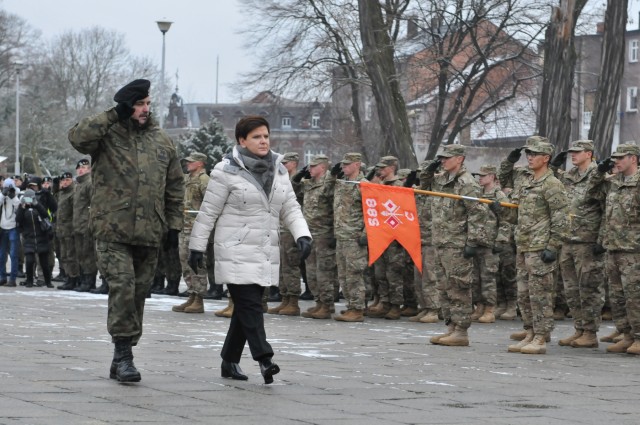 'Iron Brigade' participates in Polish celebration