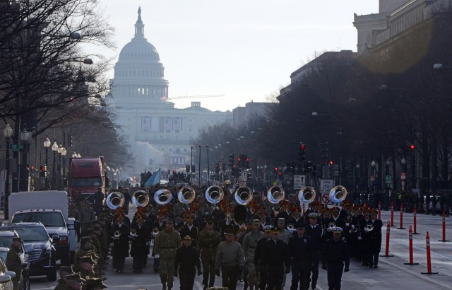 Inauguration dress rehearsal