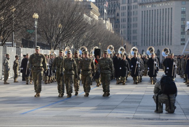 Inauguration dress rehearsal