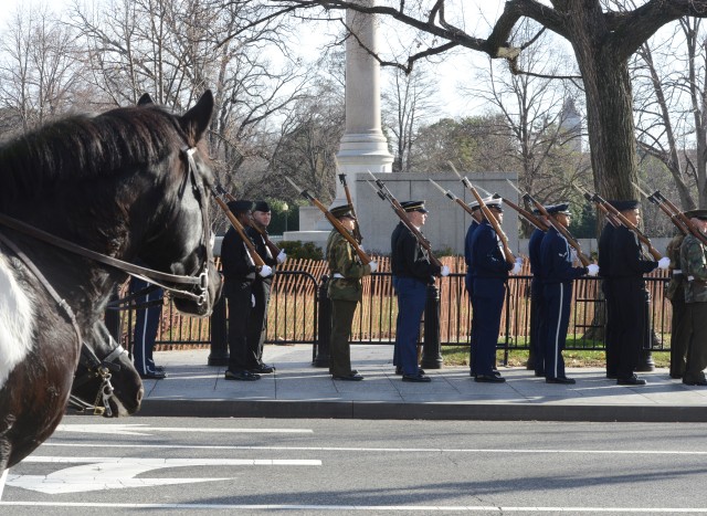 Inauguration dress rehearsal