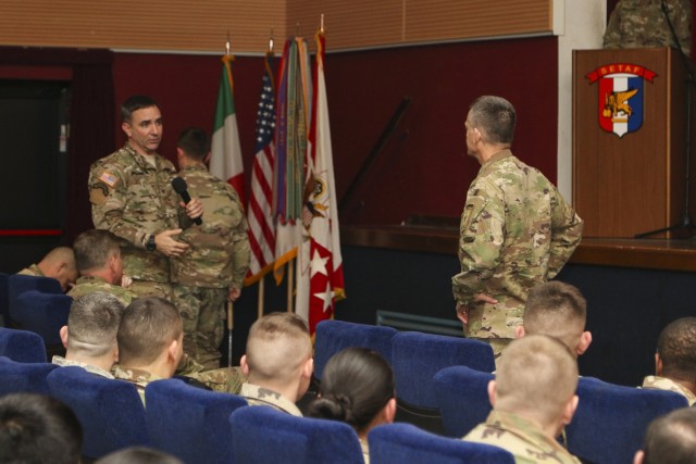 Vice Chief of Staff of the Army visit the Vicenza Military Community