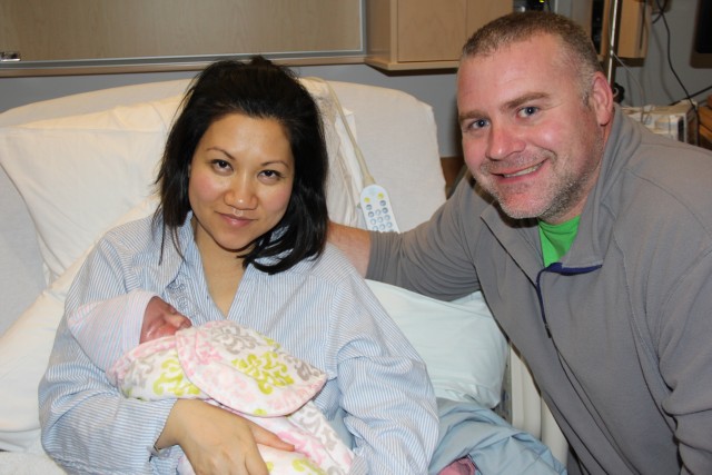 First baby of 2017 at Bassett ACH