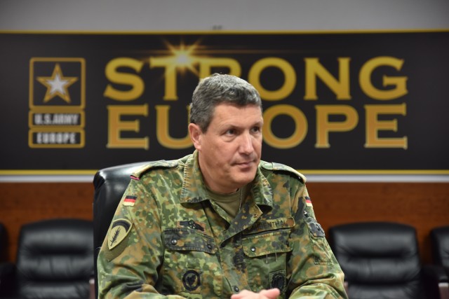 BG Laubenthal relinquishes completes historic first multinational position at Army Europe