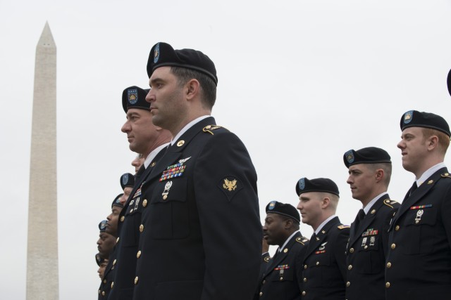 Inauguration Day has thousands of Soldiers march, ensure peaceful transition
