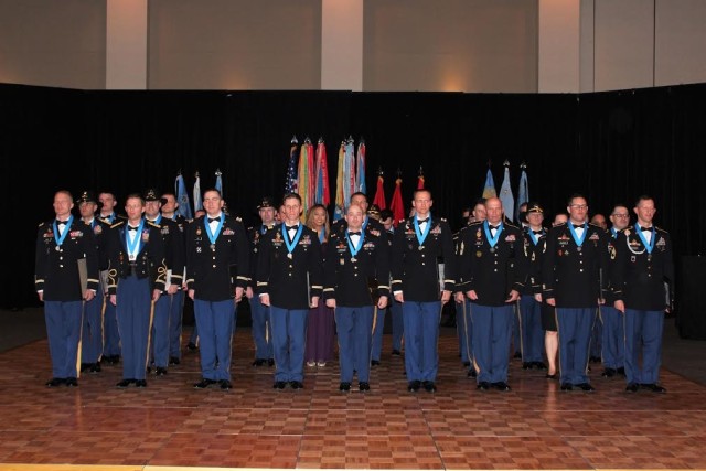 Knowlton Award recipients at III Corps MI Ball