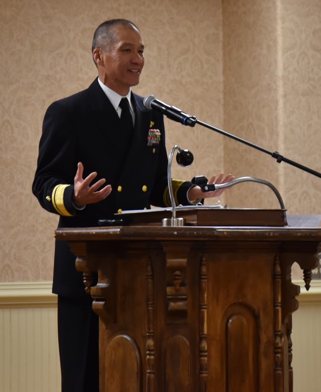 Rear Adm. Chinn Speaks at Fort Detrick Alliance Annual Dinner