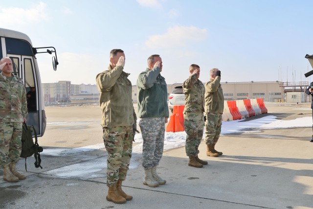 Eighth Army conducts a combined tactical discussion and tour of Camp Humphreys