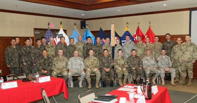 Eighth Army conducts a combined tactical discussion and tour of Camp Humphreys