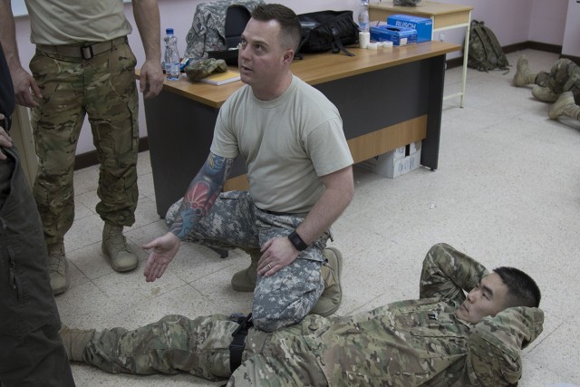 Service Members At Camp Arifjan Get Training To Save Lives 