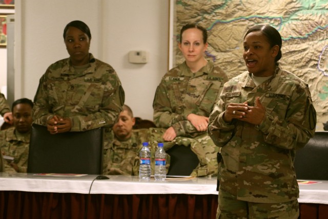 1CD RSSB conducts Sister In Arms Forum