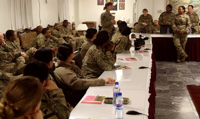 1CD RSSB conducts Sister In Arms Forum