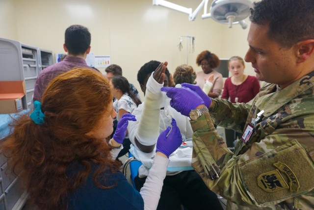 Vicenza Army Health Clinic gives students a clean break
