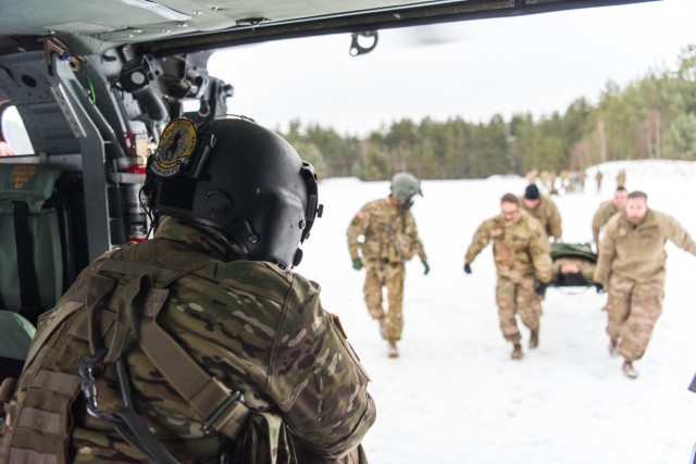 Dogs, medics take to the air