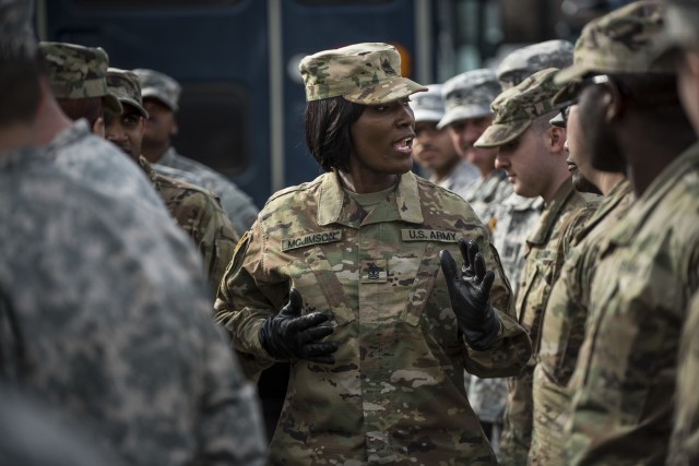 Army Reserve Soldiers prepare for Presidential Inauguration parade