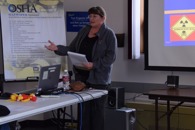 Staff receive safety training at USACE Buffalo District.