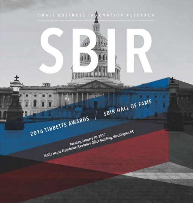 USAMRMC Small Business Performers Receive Tibbetts Awards at White House Ceremony