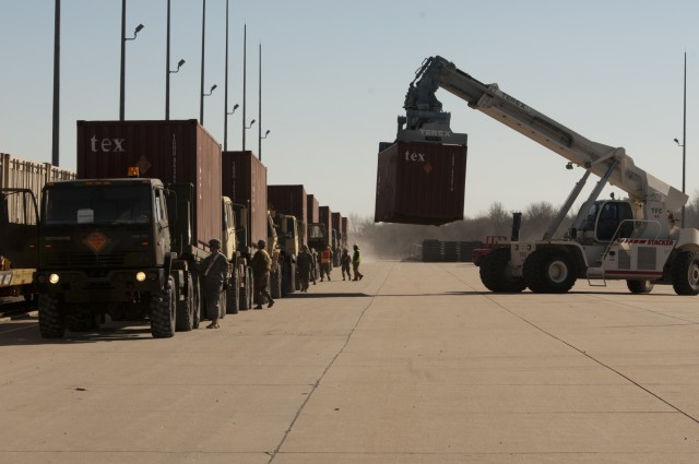 Working together: Oklahoma Guardsmen hit the road with Missouri