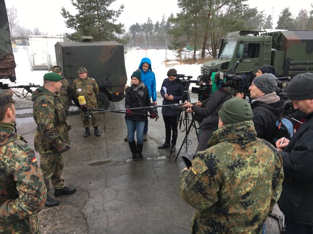 German Army departs Grafenwoehr for NATO mission