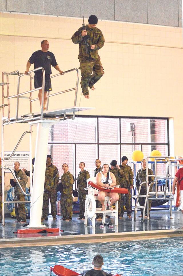 Army Combat Water Survival Training at Fort Leonard Wood
