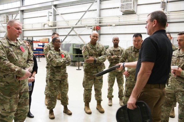 Soldiers receive tour of the Prototype Integration Facility