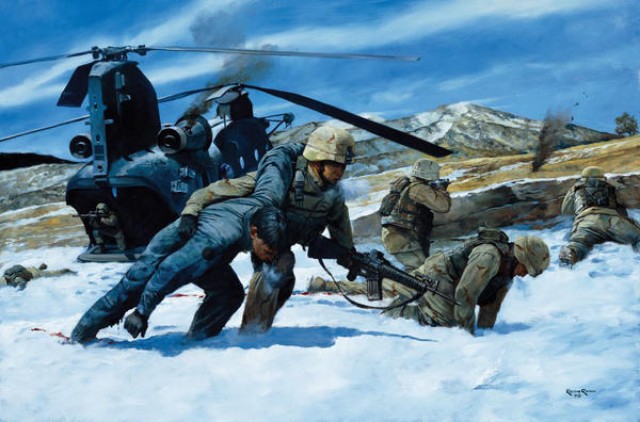 Battle of Takur Ghar Painting