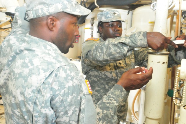 610th QM Co. turns sea water into fresh water