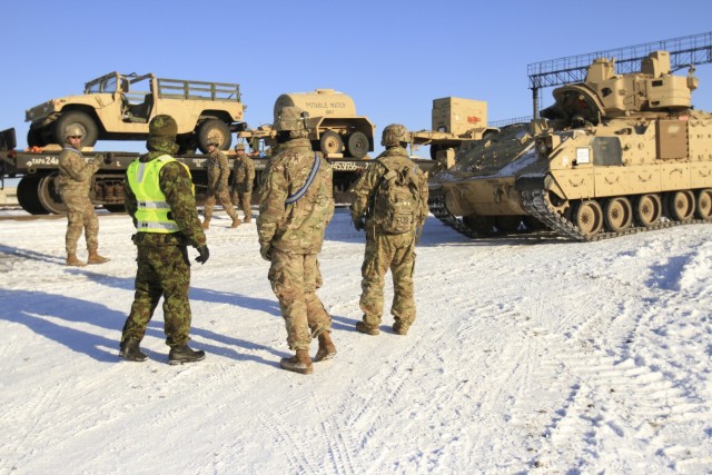 1-68 AR brings armor to Estonia
