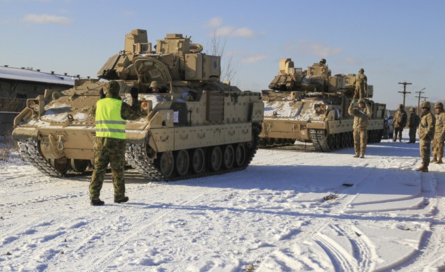 1-68 AR brings armor to Estonia