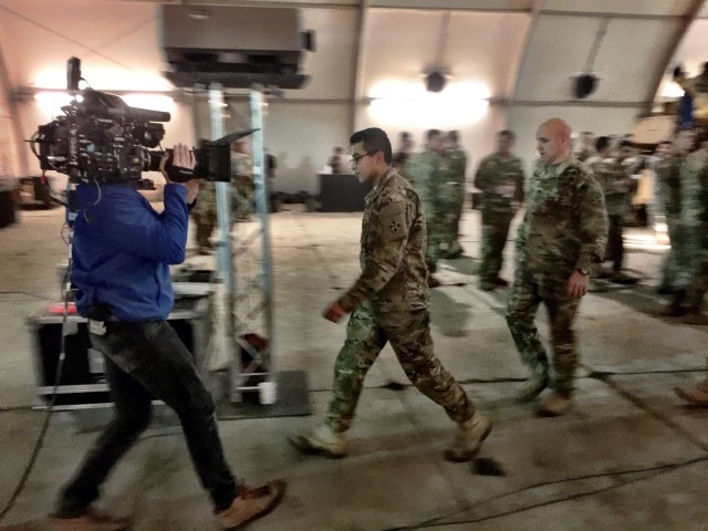 Soldiers go to Super Bowl with families ... from Poland