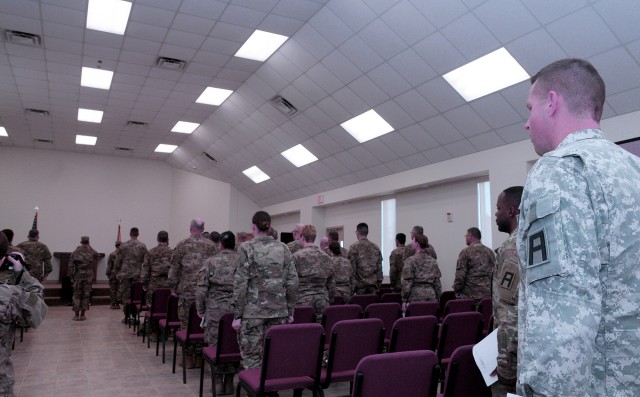 Division West ministry team prepares unit to honor the fallen