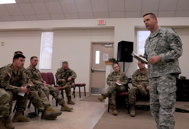Division West ministry team prepares unit to honor the fallen