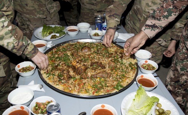 U.S., Jordanian Troops Burn Together Brightly