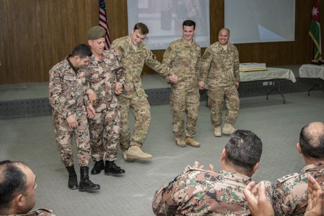 U.S., Jordanian Troops Burn Together Brightly