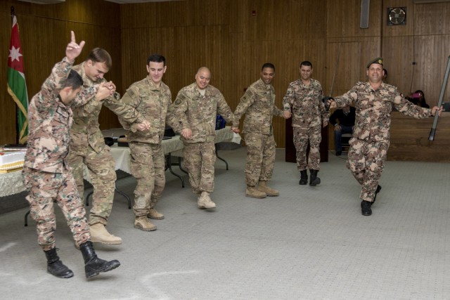 U.S., Jordanian Troops Burn Together Brightly