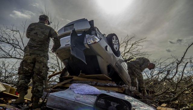 Mississippi Guard members assist tornado victims in their state