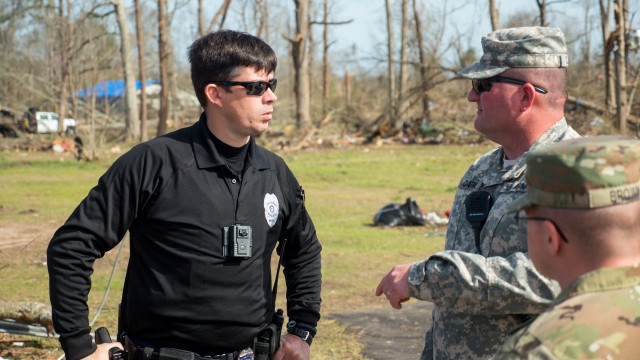 Mississippi Guard members assist tornado victims in their state