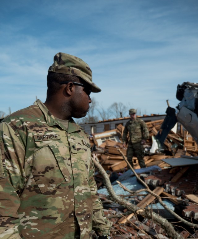 Mississippi Guard members assist tornado victims in their state