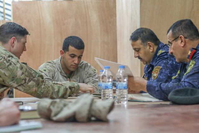 Grey Falcons, Iraqi Federal Police Hold Intelligence-sharing Meeting