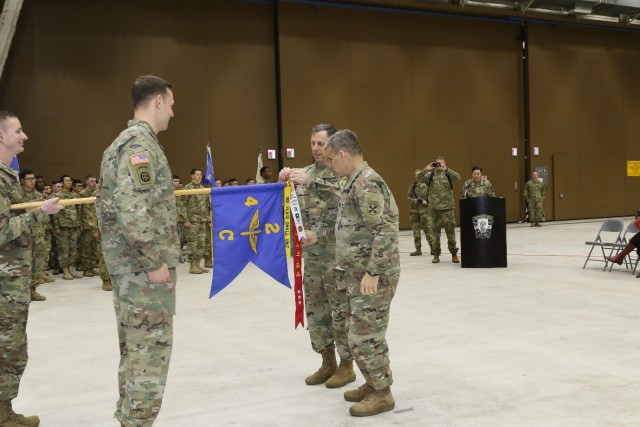 Eighth Army honors high-readiness unit with streamer
