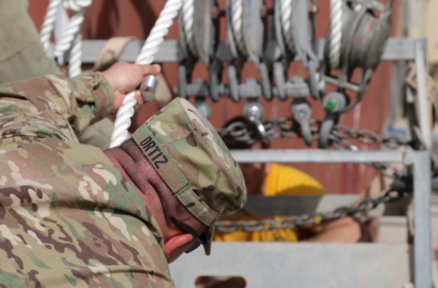 Salvage Diver board commences on Camp Patriot