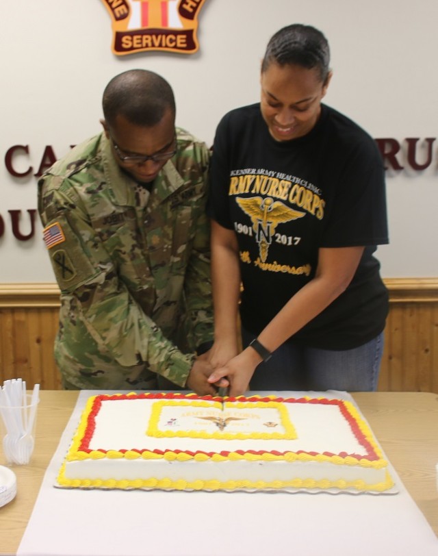 Kenner Army Health Clinic celebrates 116th anniversary of the Army Nurse Corps