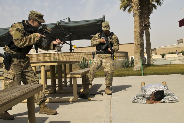 Active shooter scenario tests Camp Arifjan's emergency services