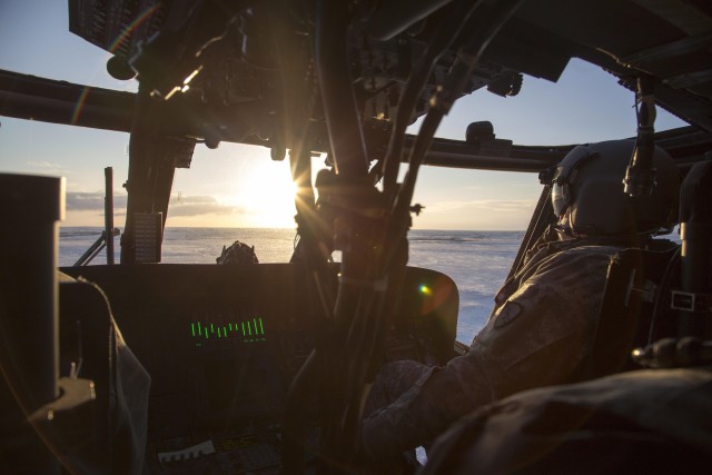 Alaska Army Guard aviators locate and assist stranded snowmobilers