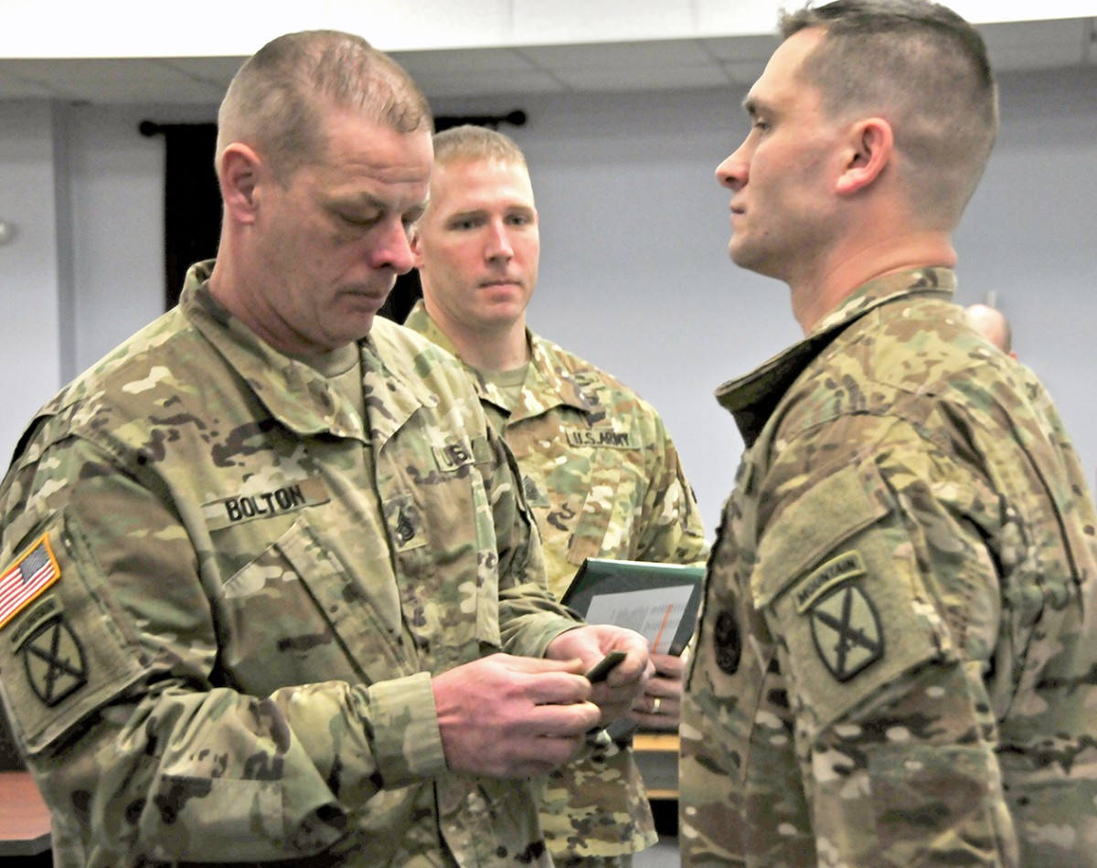 Like father, like son: Senior NCO pins son to same rank | Article | The ...