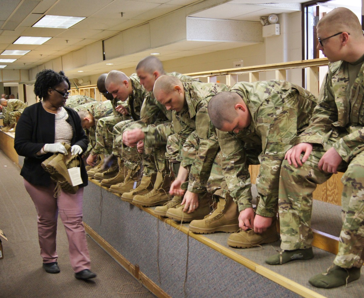 Reception battalion issues first steps to Soldier readiness at Fort