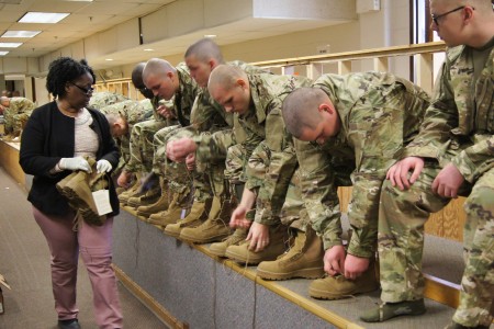 Reception battalion issues first steps 