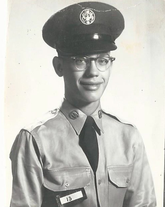 Marion "Bud" Ford as a young man enlisted in the Air force 