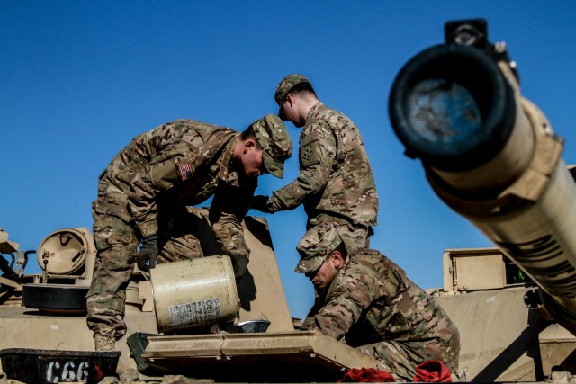 Fighting Eagles prepare equipment for future training in Romania